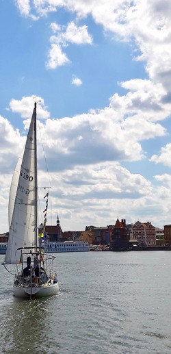 Andiamo Andiamo wieder zurück im Stralsunder Hafen